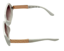 Load image into Gallery viewer, Guess Sunglass Womens White Oversized Square Plastic, Gradient Lens GO00031. 21F