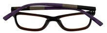 Load image into Gallery viewer, Jones New York Womens Rectangle Brown Plastic Eyewear Frame J236. 48mm