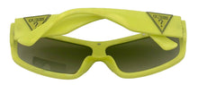 Load image into Gallery viewer, Guess Mens Yellow Shield Sunglasses, Smoke MIrror Lens. GO00035. 39C