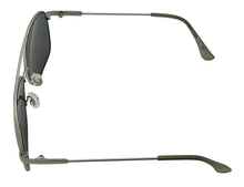 Load image into Gallery viewer, Kenneth Cole Rectangle Aviator Mens Silver Metal Sunglass, Silver Flash KC1371. 9C