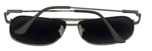 Load image into Gallery viewer, Kenneth Cole Rectangle Aviator Mens Silver Metal Sunglass, Silver Flash KC1371. 9C