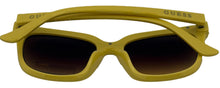Load image into Gallery viewer, Guess Sunglass Yellow Gold Oversized Square, Brown Gradient Lens GO00045. 39B
