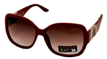 Load image into Gallery viewer, Guess Sunglass Unisex Red Oversized Rectangle Plastic, Gradient Lens GO00043 68T