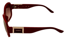 Load image into Gallery viewer, Guess Sunglass Unisex Red Oversized Rectangle Plastic, Gradient Lens GO00043 68T