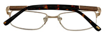 Load image into Gallery viewer, Jones New York Mens Gold Rimless Rectangle Eyewear Frame, J367. 55mm