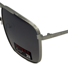 Load image into Gallery viewer, Guess Sunglass Mens Nickeltin Aviator Sunglass Smoke Mirror Lens GO00052 10C