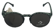 Load image into Gallery viewer, Converse Mens Round Plastic Aqua Tortoise Sunglass, Smoke Lens H067 Converse
