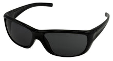 Load image into Gallery viewer, Perry Ellis Mens Sunglass Black Rectangle Plastic Wrap, Smoke Lens PE02 1