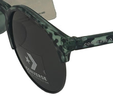 Load image into Gallery viewer, Converse Mens Round Plastic Aqua Tortoise Sunglass, Smoke Lens H067 Converse