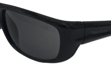 Load image into Gallery viewer, Perry Ellis Mens Sunglass Black Rectangle Plastic Wrap, Smoke Lens PE02 1