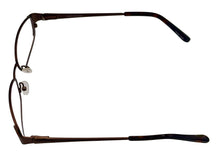 Load image into Gallery viewer, Jones New York Womens Metal Rectangle Eyewear Frame, J472 Brown 52mm