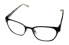 Load image into Gallery viewer, Lucky Mens Stainless Steel Square Metal Eyewear Frame. D106 Black 49mm