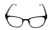 Load image into Gallery viewer, Lucky Mens Stainless Steel Square Metal Eyewear Frame. D106 Black 49mm