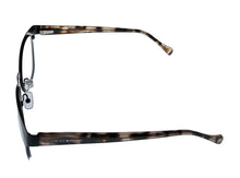 Load image into Gallery viewer, Lucky Mens Stainless Steel Square Metal Eyewear Frame. D106 Black 49mm