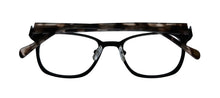 Load image into Gallery viewer, Lucky Mens Stainless Steel Square Metal Eyewear Frame. D106 Black 49mm