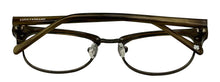 Load image into Gallery viewer, Lucky Big Kids Stainless Steel Square Metal Eyewear Frame. D806 Olive Horn. 47mm