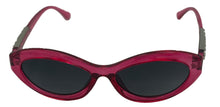Load image into Gallery viewer, Guess Sunglass Womens Pink Plastic Cateye Sunglass, Smoke Lens GO00070. 72B