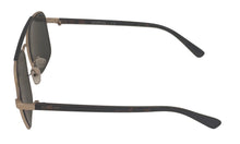 Load image into Gallery viewer, Kenneth Cole Reaction Gold Mens Sunglass Metal Aviator, Green Lens KC1355 32N