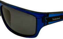 Load image into Gallery viewer, Timberland Crystal Blue Plastic Rectangle Wrap Sunglass Polarized TU00005. 90D
