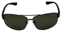 Load image into Gallery viewer, Timberland Sunglass Mens Gunmetal Havana Metal Rectangle Aviator, Polarized TU00001 9R