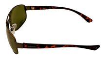 Load image into Gallery viewer, Timberland Sunglass Mens Gunmetal Havana Metal Rectangle Aviator, Polarized TU00001 9R