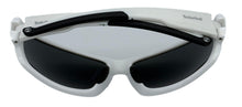 Load image into Gallery viewer, Timberland Mens White Rectangle Wrap Plastic Sunglass, Smoke Lens TB7171 21A
