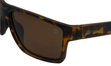 Load image into Gallery viewer, Timberland Sunglass Mens Dark Havana Rectangle Plastic Polarized Brown Lens TU00004 56H