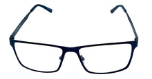 Load image into Gallery viewer, Jones New York Mens Rectangle Mens Blue Stainless Steel Metal Eyewear Frame, J354 58mm