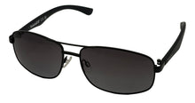 Load image into Gallery viewer, Timberland Sunglass Mens Black Rectangle Aviator, Smoke Mirror Lens TU00024. 2B