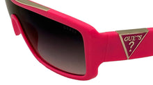 Load image into Gallery viewer, Guess Mens Pink Shield Sunglasses, Smoke Gradient Lens. GO00035. 72B