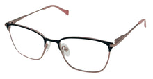 Load image into Gallery viewer, ucky Brand Big Kids Ophthalmic Eyeglass Rectangle Black Blush Metal D721 47mm