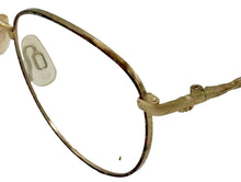 Load image into Gallery viewer, Bob Mackie Mens Demi Blush Round Metal Eyewear Frame Frame. BM744. 64 mm.