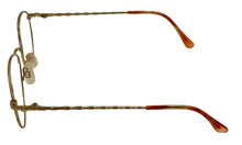 Load image into Gallery viewer, Bob Mackie Mens Demi Blush Round Metal Eyewear Frame Frame. BM744. 64 mm.