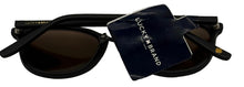 Load image into Gallery viewer, Lucky Brand Mens Matte Black Plastic Square Sunglass, Flash Lens Indio