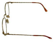 Load image into Gallery viewer, Bob Mackie Mens Demi Blush Round Metal Eyewear Frame Frame. BM744. 64 mm.