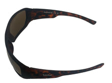 Load image into Gallery viewer, Timberland Sunglass Mens Dark Havana Plastic Wrap, Polarized Lens TU00011. 56H