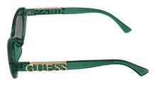 Load image into Gallery viewer, Guess Womens Green Cat Eye Plastic Sunglass, Smoke Lens GO00070. 93B