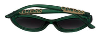 Load image into Gallery viewer, Guess Womens Green Cat Eye Plastic Sunglass, Smoke Lens GO00070. 93B