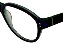 Load image into Gallery viewer, Jones New York Mens Plastic Soft Square Eyewear Frame J752 Purple 49mm