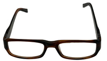 Load image into Gallery viewer, John Varvatos Rectangle Mens Brown Horn Reading Glass V341 53mm. 2.0