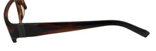 Load image into Gallery viewer, John Varvatos Rectangle Mens Brown Horn Reading Glass V341 53mm. 2.0