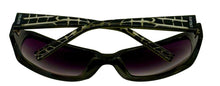Load image into Gallery viewer, Ellen Tracy Women's Sunglass ET500 3 Green Plastic Rectangle Smoke Gradient Lens