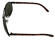 Load image into Gallery viewer, Timberland Men Black Sunglass Metal Aviator, Green Lens TU00013. 1N
