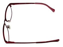 Load image into Gallery viewer, Lucky Brand Ophthalmic Eyeglass Mens Square Metal Red Waves 53