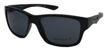 Load image into Gallery viewer, Timberland Mens Rectang Shiny Black Plastic Sunglass,Smoke Lens TB7155 1A