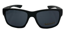 Load image into Gallery viewer, Timberland Mens Rectang Shiny Black Plastic Sunglass,Smoke Lens TB7155 1A