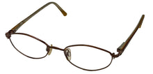 Load image into Gallery viewer, Bob Mackie Unisex Taupe Oval Metal Eyewear Frame. BM125. 48MM