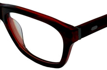 Load image into Gallery viewer, Jones New York Mens Petite Plastic Rectangle Eyewear Frame Burgundy J221 . 48mm