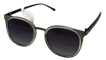 Load image into Gallery viewer, Isaac Mizrahi Womens Square Crystal Gunmetal Plastic Sunglass. IM31266 GU