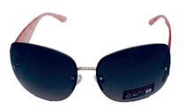 Load image into Gallery viewer, Guess Sunglass Womens Gold Rimless Rectangle Metal Gradient Len GO00034 32B